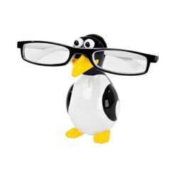 Brilleholder, der ligner en pingvin. Til opbevaring af briller.