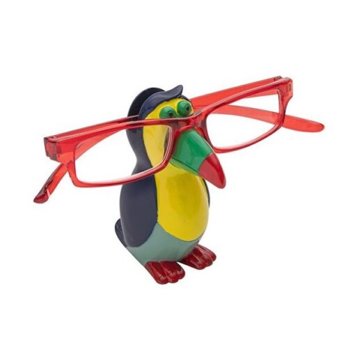 En brilleholder, der forestiller en tukan.