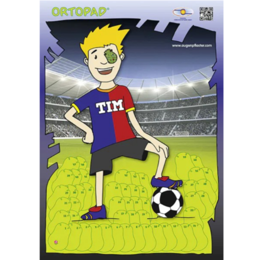Fodbold dreng plakat ortopad