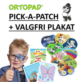 ORTOPAD MIX: 100 stk. valgfri øjenplastre + plakat