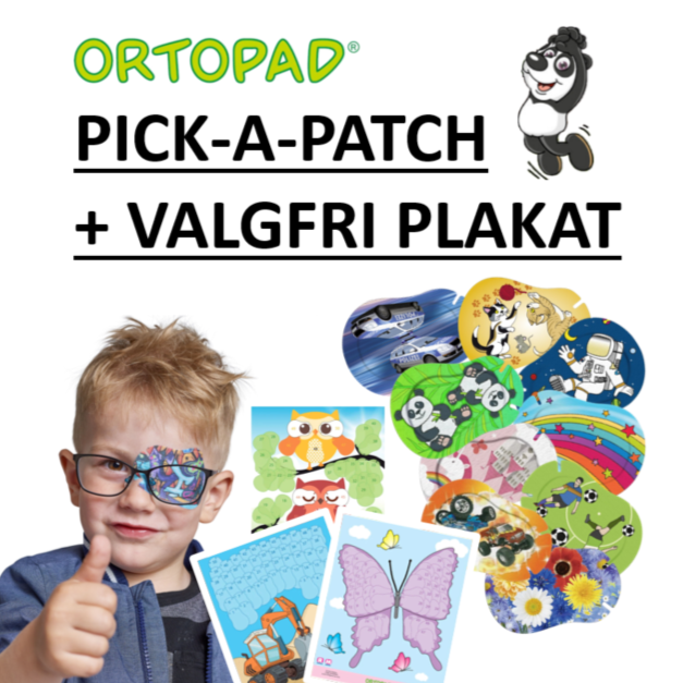 ORTOPAD pick a patch valgfri øjenplastre