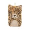 Leopard Love varmedunk fra Sass & Belle formet som en leopard i honning- og sandfarver.
