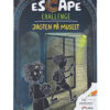 Forsiden af Escape Challenge: Jagten på Museet – Milla og Lex står foran et museum, klar til at løse gåder og stoppe tyven.