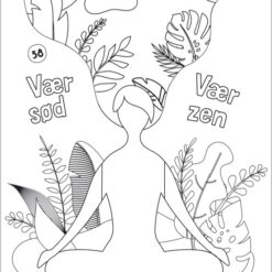 Opslag fra malebogen “Maling og mindfulness – En malebog til fordybelse”.