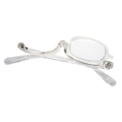 Makeup brille, der kan vippe linsen fra den ene side til den anden.