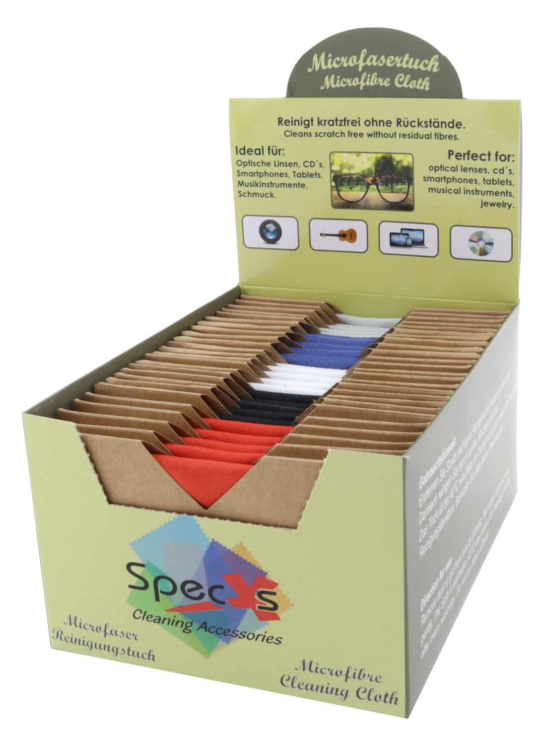 Pudseklude ensfarvede fra Uoptik