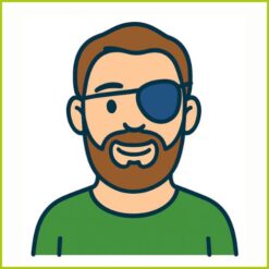 Øjenklapper med elastik til voksne