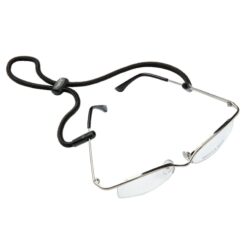 Flettet brillesnor fra Specxs. Sort.