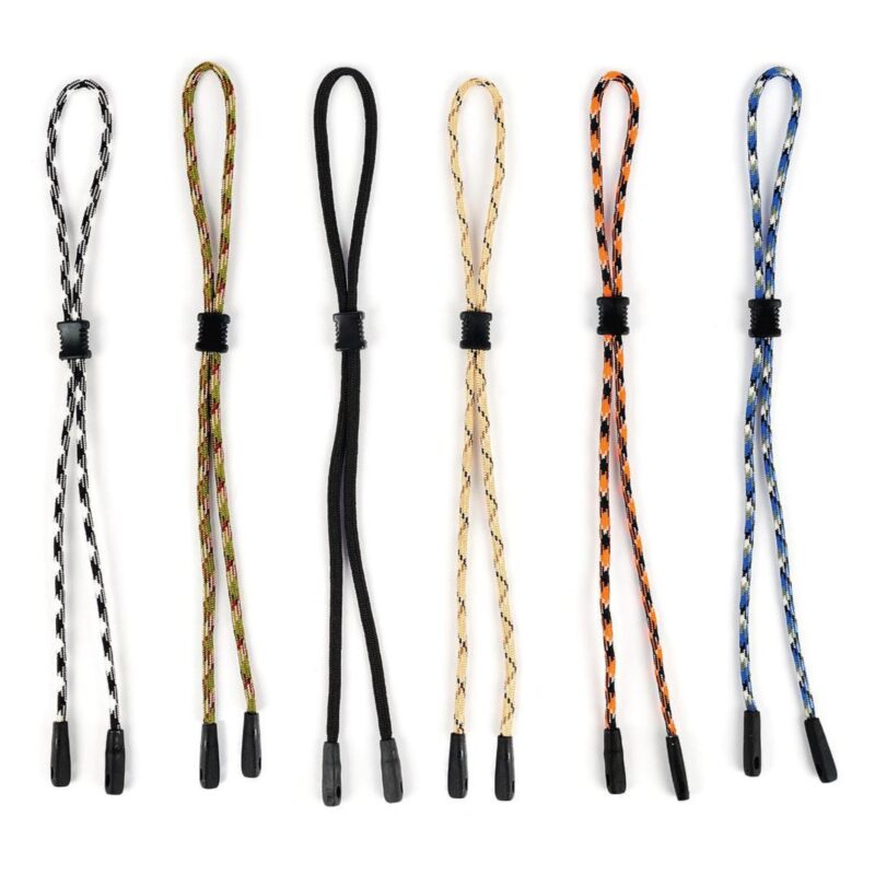 Flettet brillesnor fra Specxs. Farver.