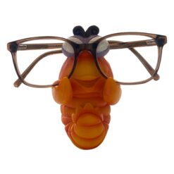 By bers brilleholder, der ligner en reje. Illusteret med briller på.