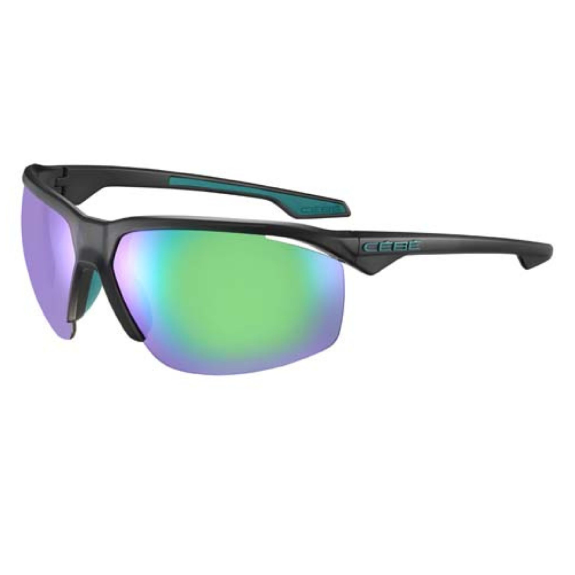 Cebe STAMINA - Sort med blågrønne linser.