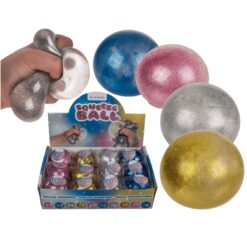 Glitter klemmebold i forskellige farver.