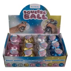 Glitter klemmebold i forskellige farver.