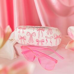 Brilleetui fra Sass&Bell - Med lyserøde sløjfer