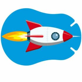 Space Rocket (10 stk.)