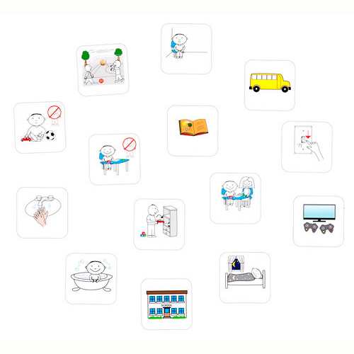JAC5060 - Time Timer Magnetic Pictogram Kit - pictograms2