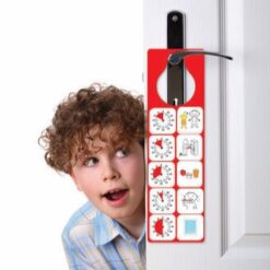 JAC5061 - Vertikal magnetisk dørhænger til piktogrammer-med dreng