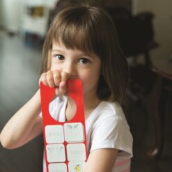 JAC5061 - Vertikal magnetisk dørhænger til piktogrammer-med pige