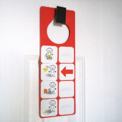 JAC5061 - Vertikal magnetisk dørhænger til piktogrammer på dør