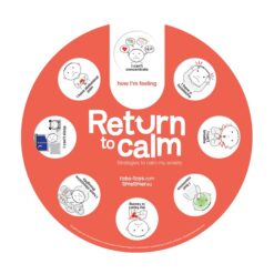 Return to Calm orange disc R4005EN Foelelseshjul find ro