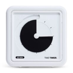 Time Timer Braille Medium sort Disk Front 45 minutter