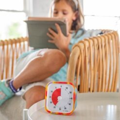 Time Timer MOD Home Edition JAC5507 Tie Dye pige med skaermtid. Visuelle ure.