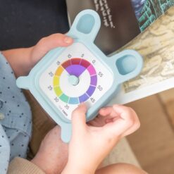 Time Timer MOD Protech Cover Bunny i haand 15 minutter