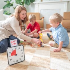 Time Timer Medium JAC5108 barn leger med voksen - Dry Erase Card piktogram