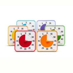 Time Timer Medium klassesaet Primaer og sekundaere farver JAC5111 and JAC51