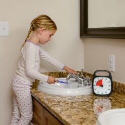 Time Timer PLUS sort - til tandbørstning