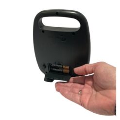 Time Timer PLUS sort - bagsiden med batteri