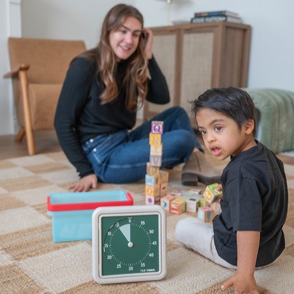 Time Timer Retro Eco Edition Green Land barn og foraeldre leger