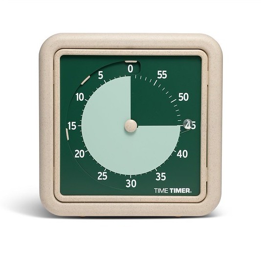 Time Timer Retro Eco Edition Land Front Straight 45 min