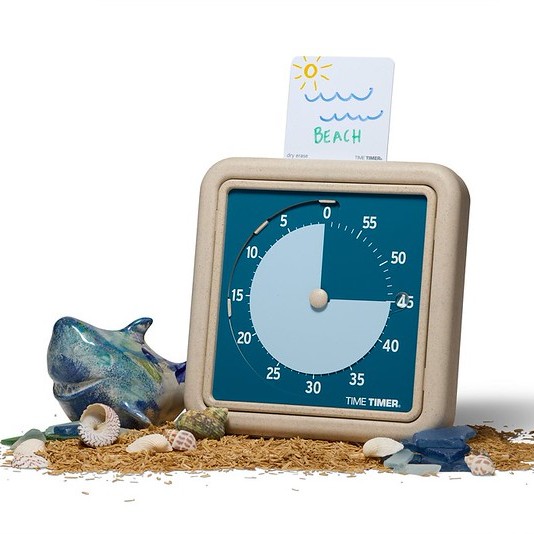 Time Timer Retro eco Edition Water Front Angle 45 min miljoe