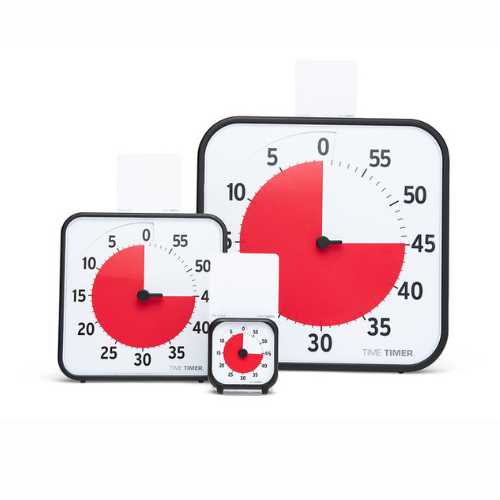 Time Timer Dry Erase Piktogrammer – Blank (5 stk.) JAC5052 Vist på Time Timer Original ure. (Uden skrift). Time Timer Ure.