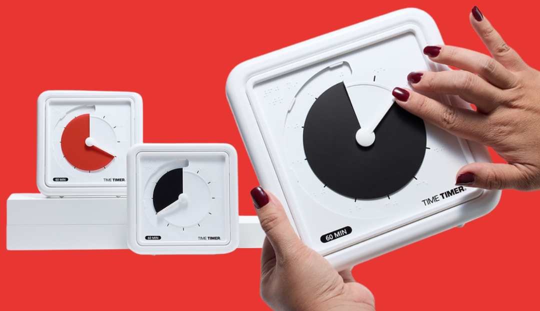 Banner Time Timer Braille mobil