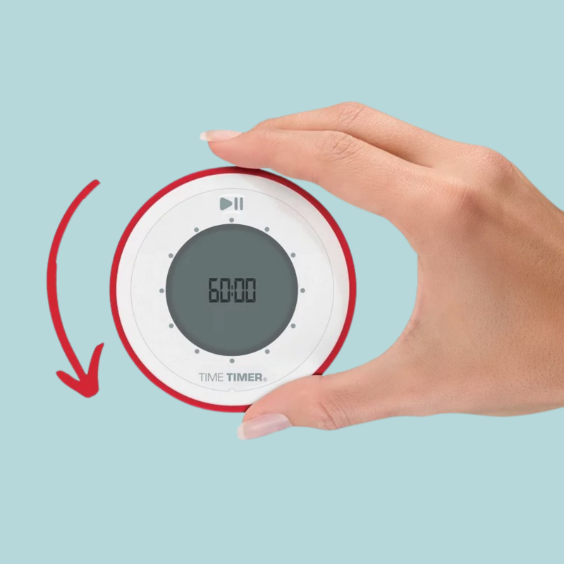 banner time timer twist kvadratisk