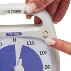 Time Timer Plus 120 minutter. Pauseknap