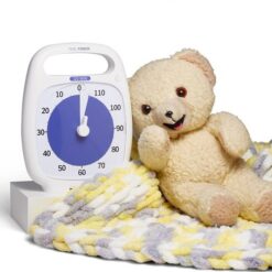 Time Timer Plus 120 minutter. Ur med bamse.
