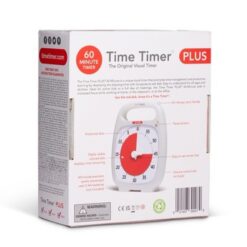 Time Timer Plus hvid Bagside af emballage