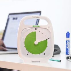 Time Timer Plus 5 minutter. Hvid/Grøn.