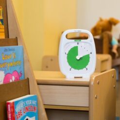 Time Timer Plus 5 minutter. Hvid/Grøn.