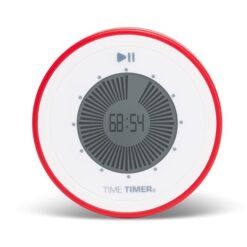 Time Timer TWIST rød. Set forfra.