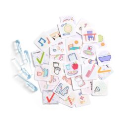 Time Timer Visual Scheduler. Piktogrammerne.