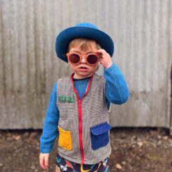 Børnesolbrille (Child) Grech & Co. sunset gingham GCO2243 Bæredygtigt