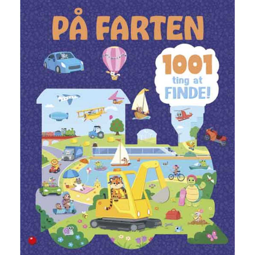 1001 ting at finde - På farten, køretøjer - Kig og find aktivitetsbog